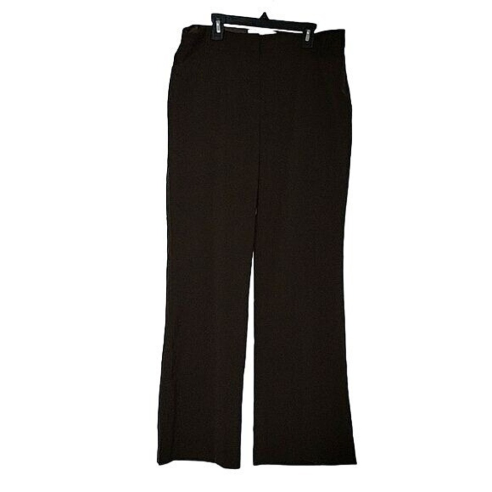 ALLY‎ B Brown Dress Pants Career Wear Straight Leg Trousers 11 retro Y2K 90's